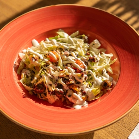 A main of Greek Salad served at Hungry Horse venues.