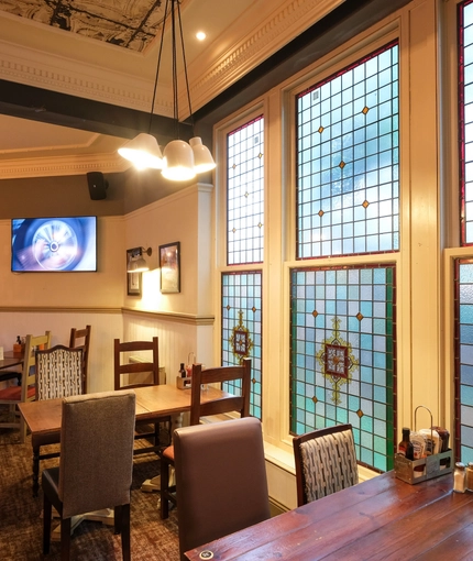 interior of the restaurant