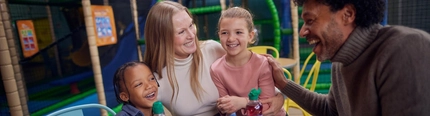 A mothers day photograph at Wacky Warehouse