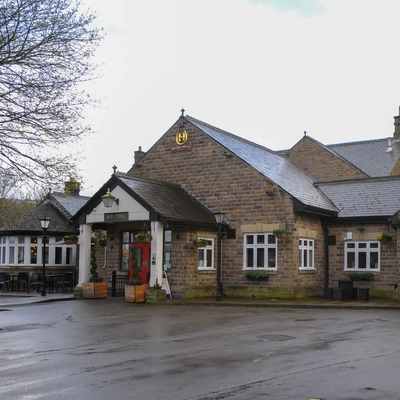 exterior facade of a pub