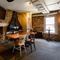 Internal seating area in a pub restaurant