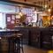 interior seating area and bar