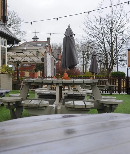 beer garden