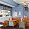 Interior dining area of a pub.