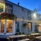 venue exterior with beer garden