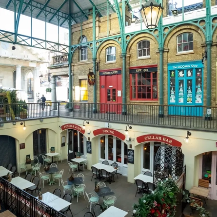Birdseye shot of the restaurant