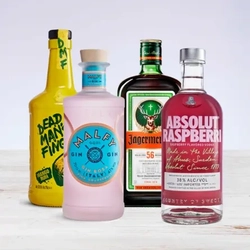 A selection of spirits