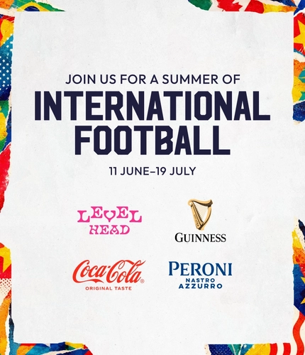 A banner promoting the World Cup at Urban Heritage venues.