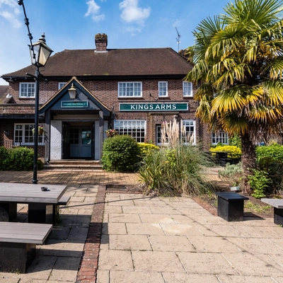 exterior beer garden