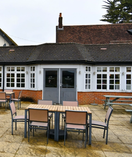 exterior beer garden