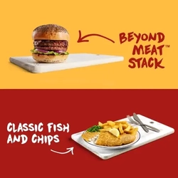 A graphic promoting the dishes included in the £6 EPIC dishes at Hungry Horse.