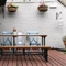 External seating area outside of a pub