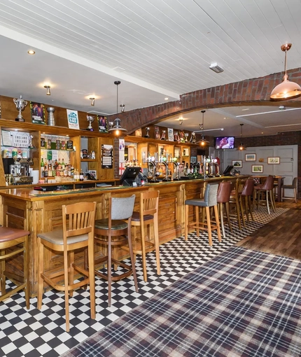 interior bar of the pub