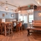 Interior dining area of a pub.