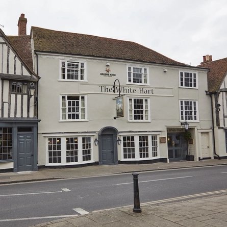 Exterior of the white hart