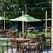 The beer garden at Himley House.