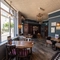 Internal seating area in a pub restaurant