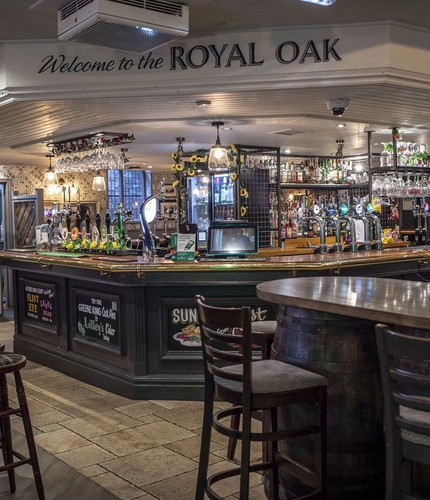 Internal image of a well stocked bar