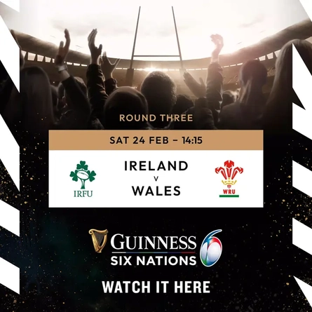Sat 24 February - Ireland v Wales (14:15)