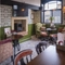 An internal seating area in a pub