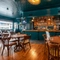 Internal seating area in a pub restaurant