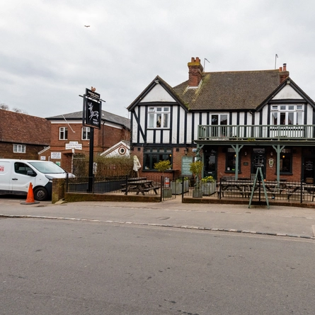 The exterior of the White Hart.