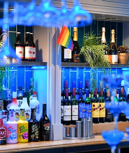 interior bar area of the pub