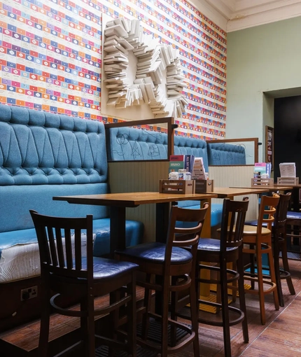 interior restaurant and seating area