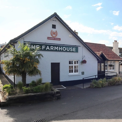 Exterior facade of a pub.