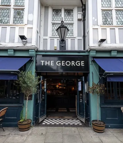 The exterior of The George