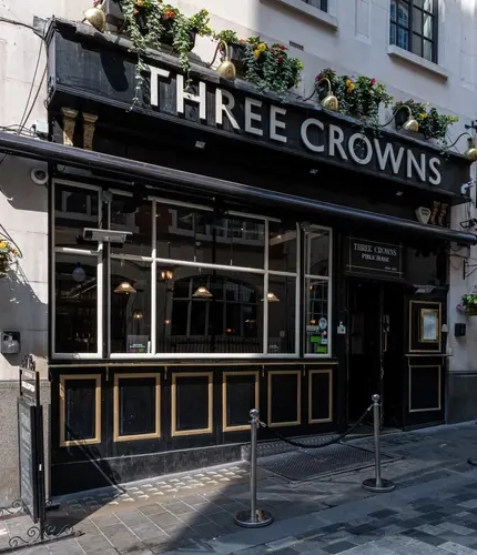The exterior of The Three Crowns