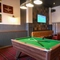 interior seating area with pool table