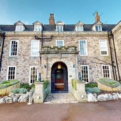 The exterior of The Rothley Court Hotel.