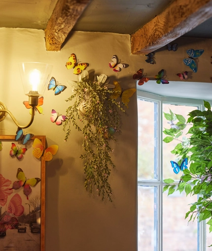 Some decor on the walls of The Narborough Arms.