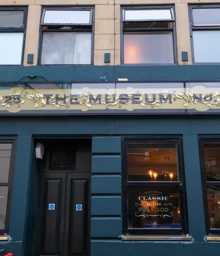 The exterior of The Museum pub