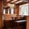 A table in the restaurant area of The Running Horse Inn.