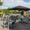 exterior beer garden