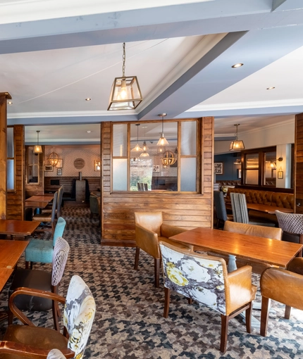 interior of the restaurant