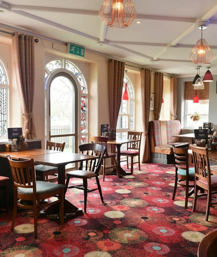 interior seating area