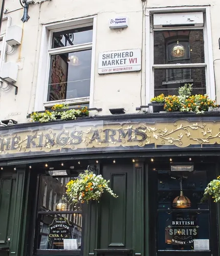 The Kings Arms Pub Restaurant in Mayfair