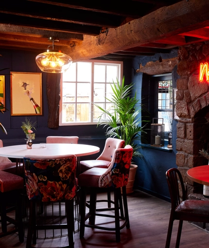 The restaurant area of The Narborough Arms.
