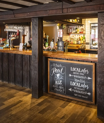 interior bar area