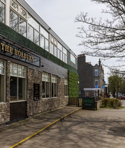 Exterior shot of the pubs facade