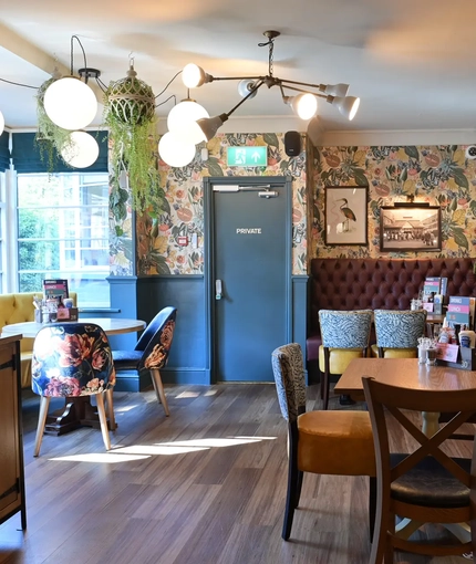 Restaurant inside of a pub