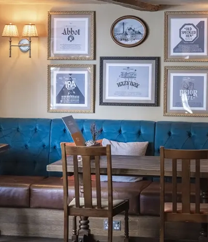 interior seating area