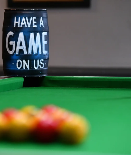 interior pool table