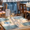 The interior restaurant and seating area at the Cedars Inn.