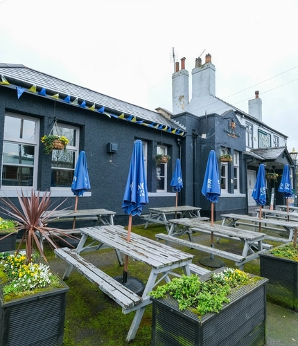 exterior beer garden