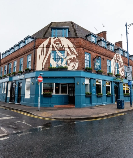 Exterior of a pub