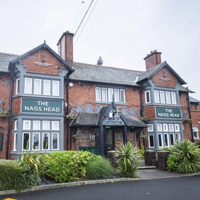 Exterior facade of a pub.